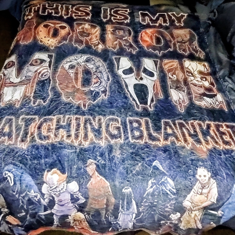 Large Horror Movie Themed Blanket